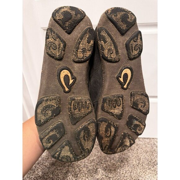 Olukai Men's Ohana Lace Up Shoes Nubuck Size 11 Grey EUC - Picture 3 of 4